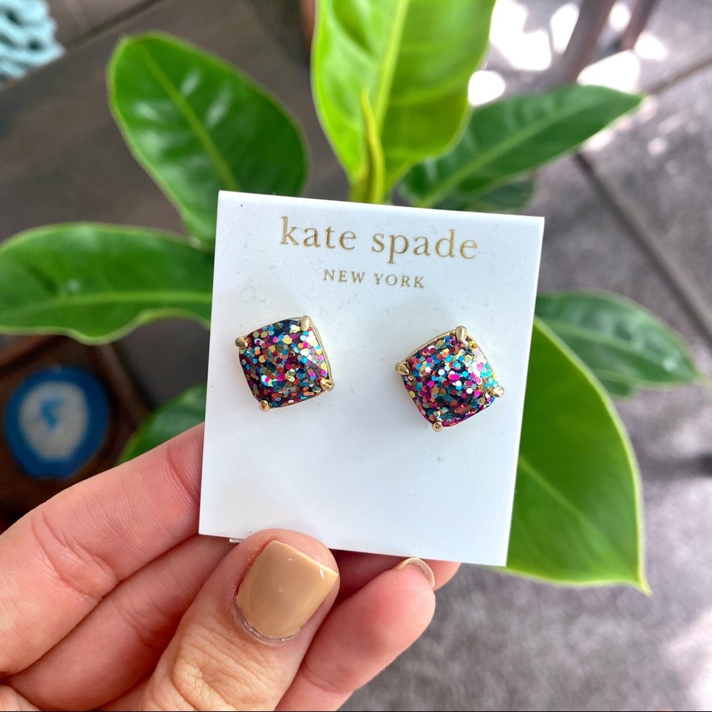 Multi Colored Glitter Kate Spade Earrings